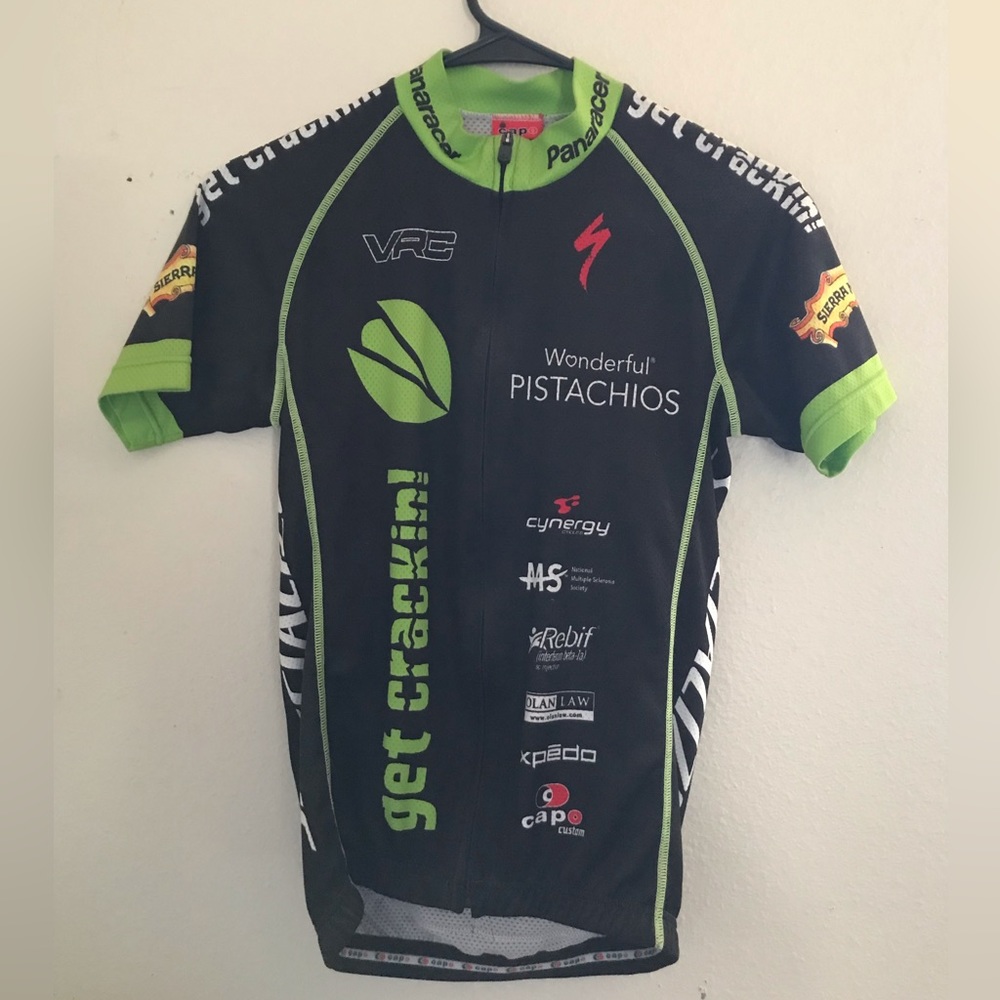 Capo Cycling Jersey Boys Large 10 Full Zip